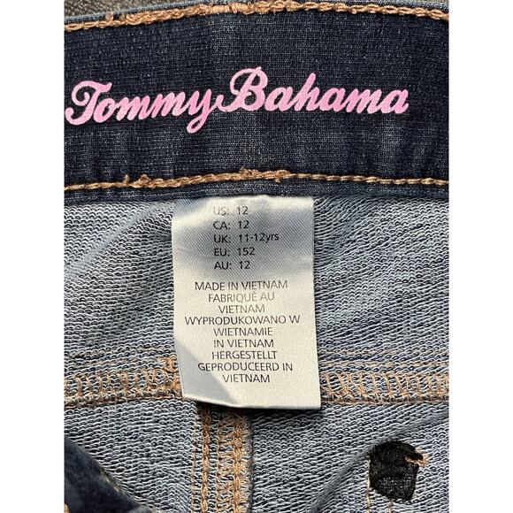 Tommy Bahama Skinny Jeans Girls Sz 12 Jeggins 2 Pairs - Med Wash/Dark Wash - Picture 12 of 14